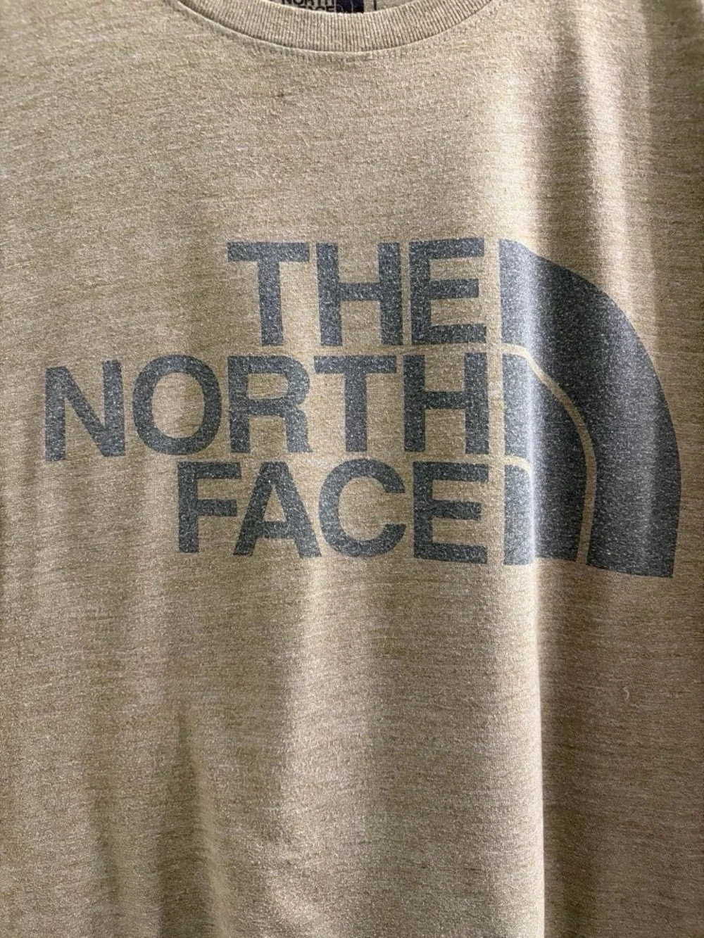 The North Face Olive Short Sleeve Logo Tee Sz M Gorpcore